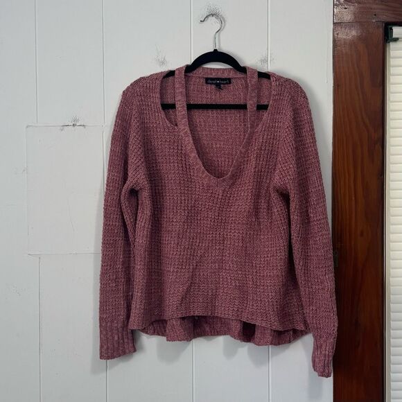 Derek Heart Pink Loose Knit Sweater Size XXL - Picture 1 of 4